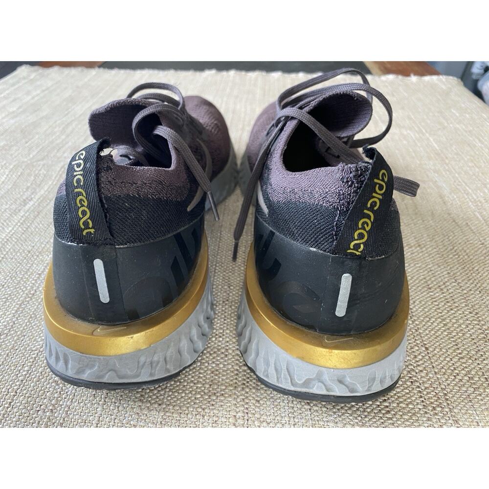 NIKE Epic React Flyknit Thunder Grey 11 - Picture 5 of 9